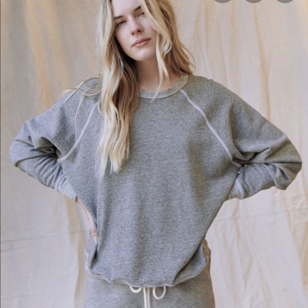 The Great College sweatshirt in Varsity Grey